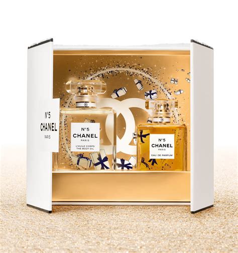 chanel no 5 body lotion gift set